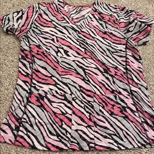 Divine stretch scrub top